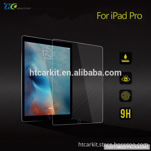 2016 anti scratch temper glass for ipad pro screen protector